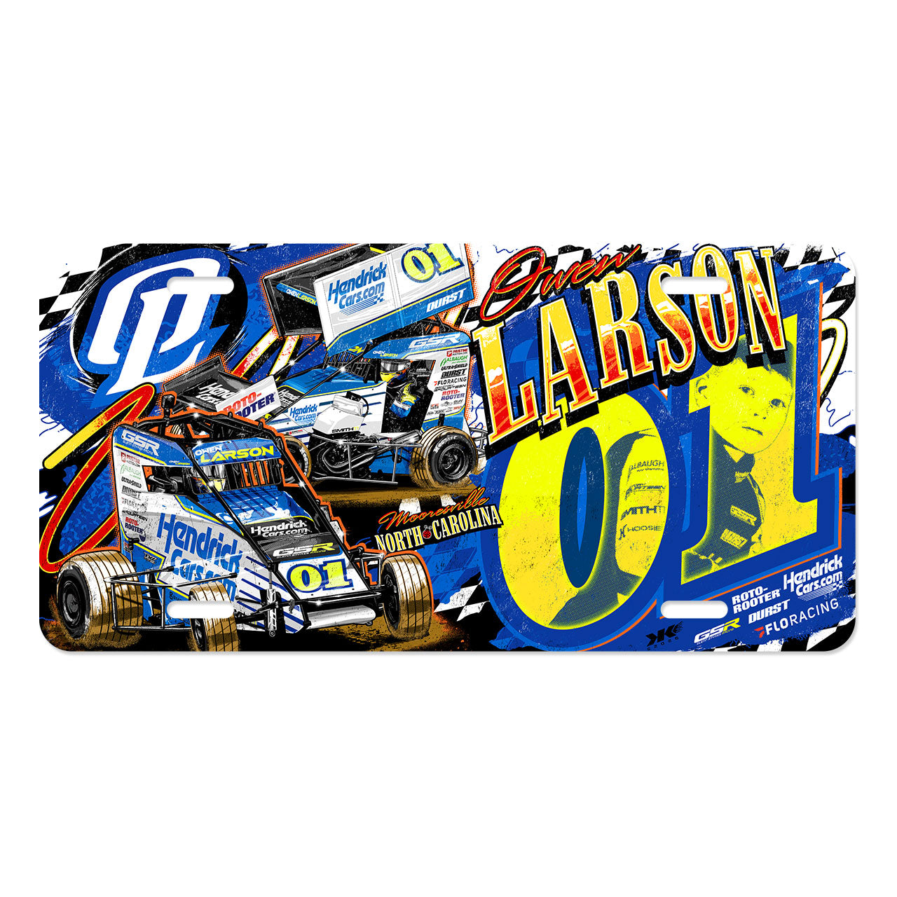 OL Double Time Design- License Plate