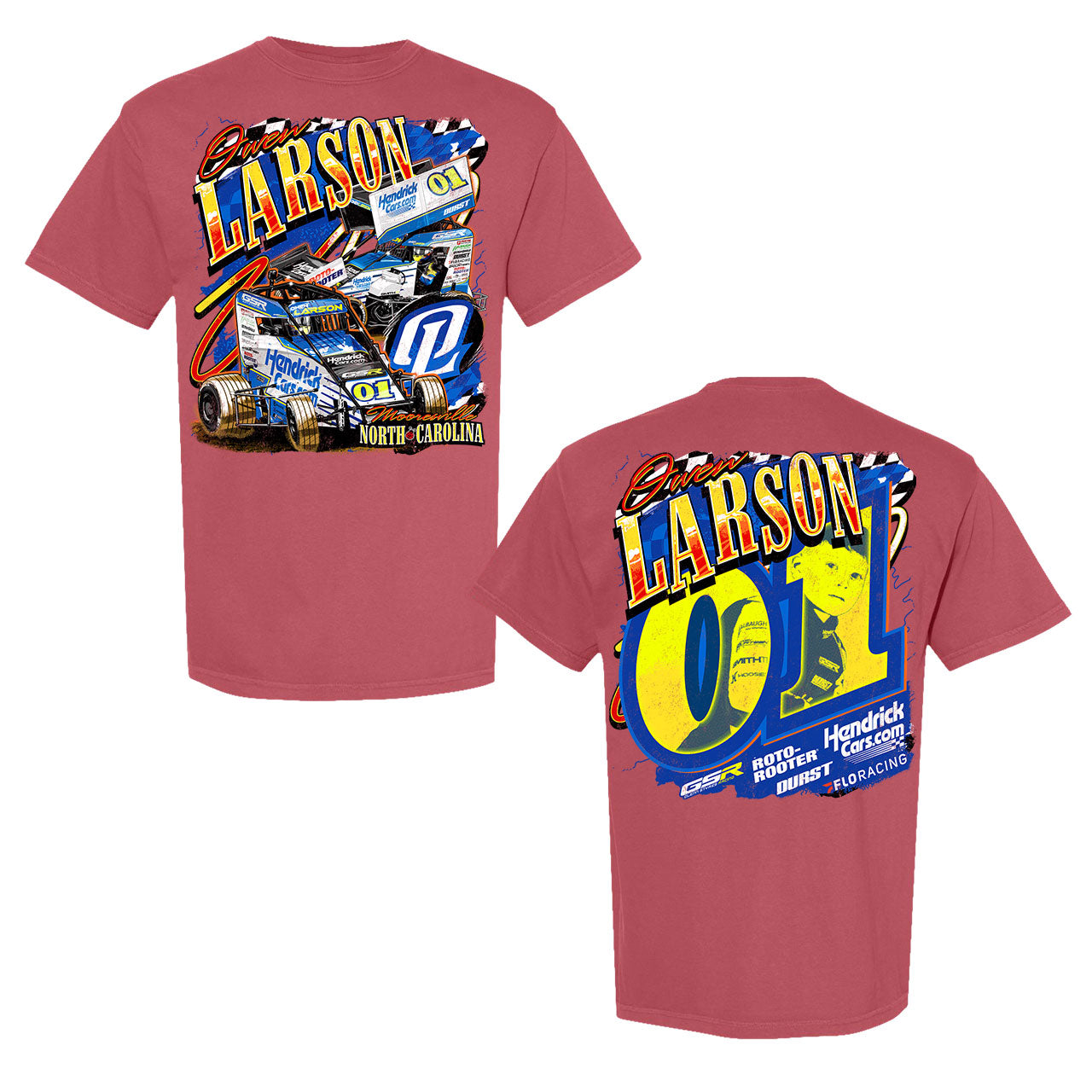 OL Double Time Design- Adult Crimson Red T-Shirt