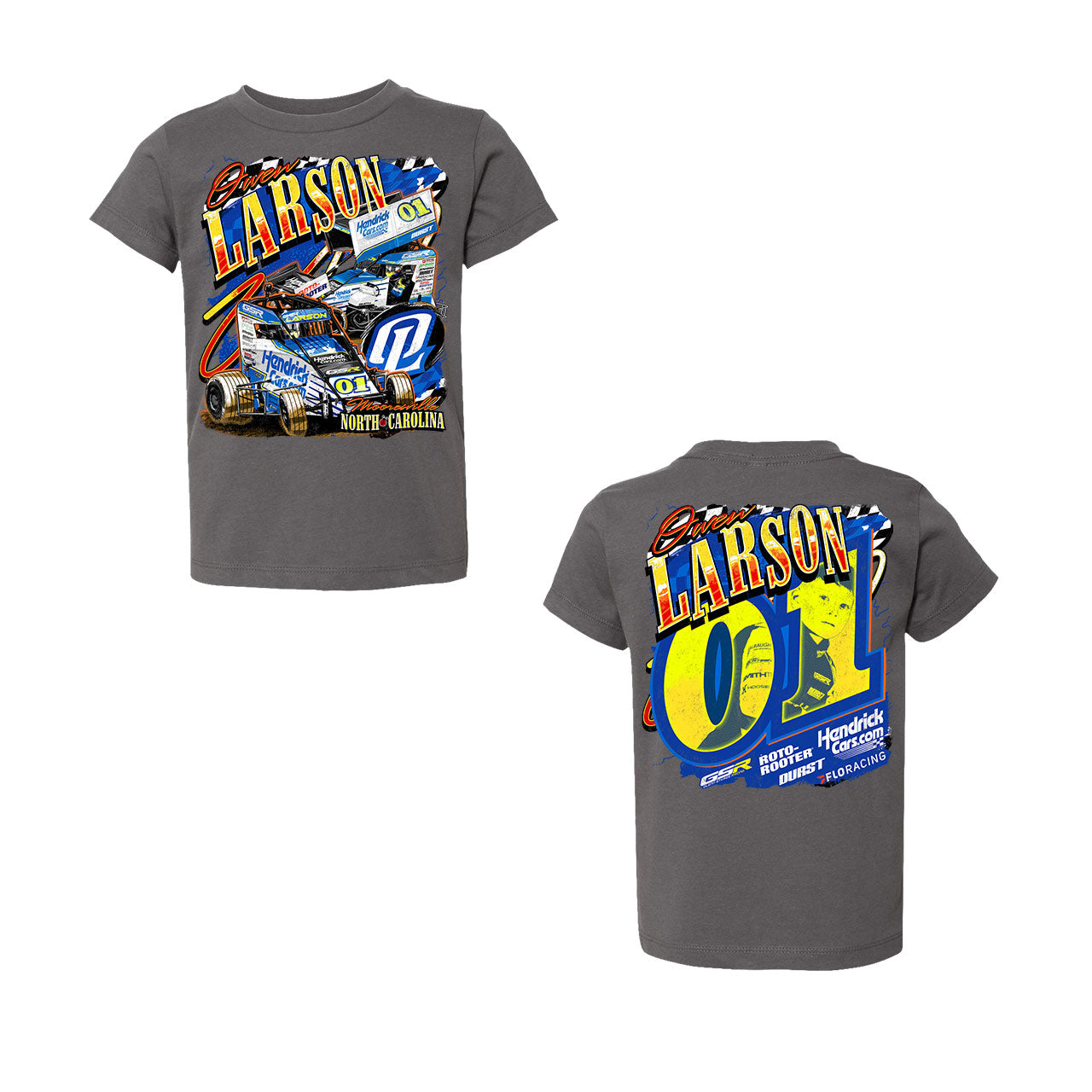 OL Double Time Design- Toddler Asphalt T-Shirt