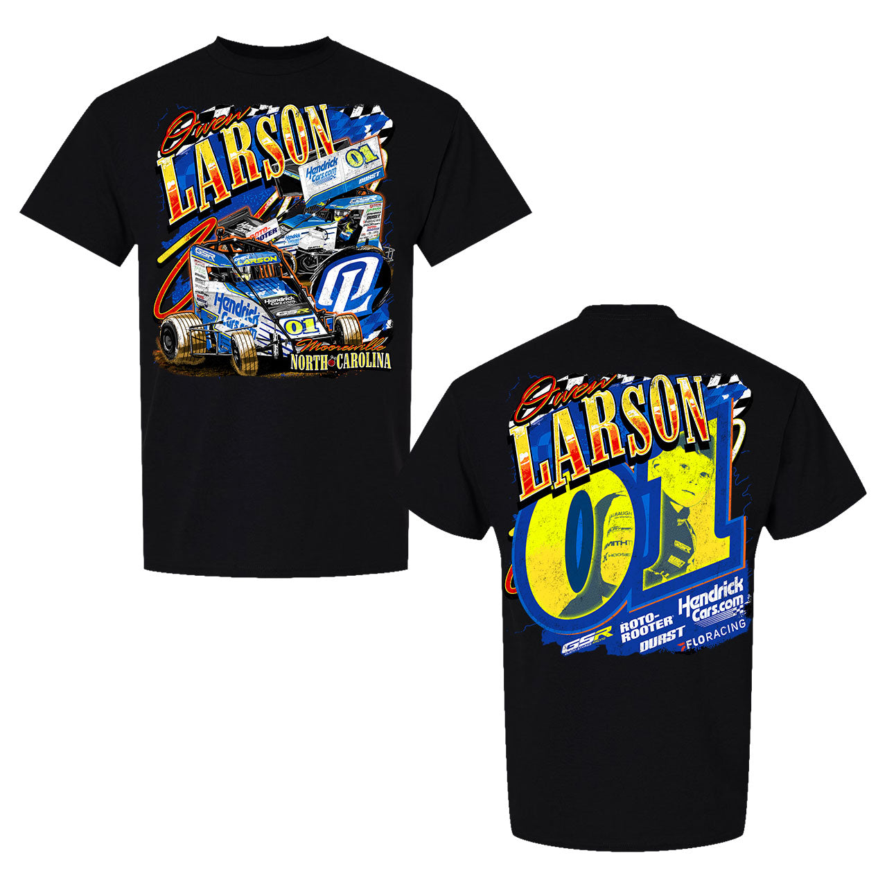 OL Double Time Design- Adult Black T-Shirt