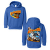 Fast Track Kids Design- Toddler Royal Blue Hooded Sweatshirt
