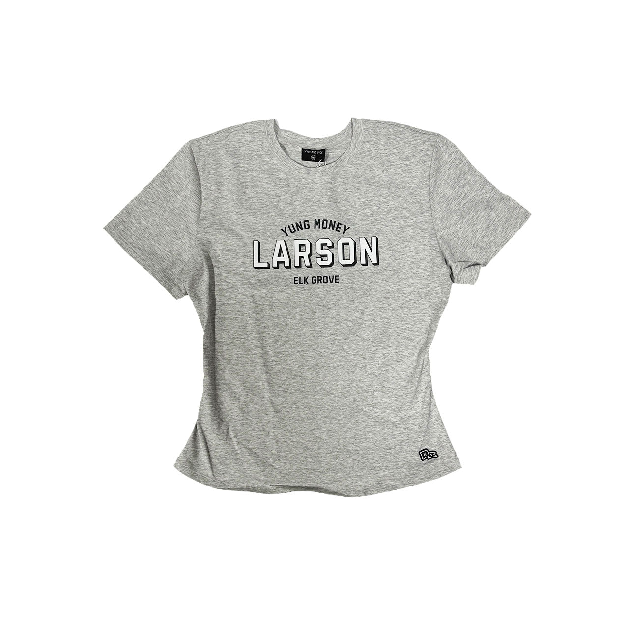 KL Yung Money- Ladies Heather Grey Jersey Tee