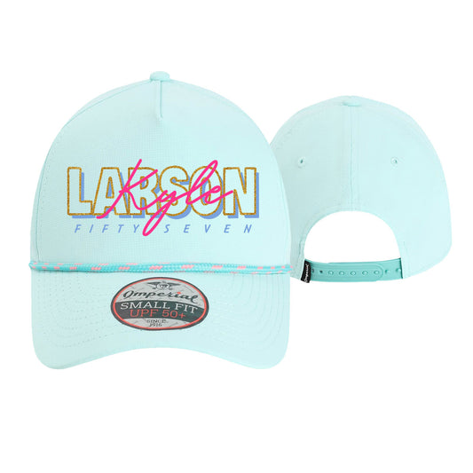 Knoxville Nationals Champion Crusade Design- Robin's Egg Snapback Hat