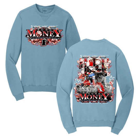 *PRE-ORDER* 3X Chili Bowl Nationals Winner- Adult Mist Crewneck Sweatshirt