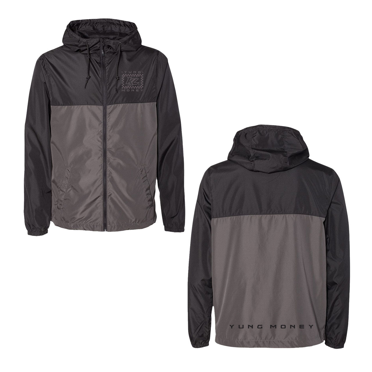 The Dynasty Design- Adult Black/Graphite Windbreaker