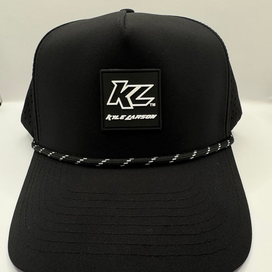 KL Patch Grove Hat- Black Rope hat with Black