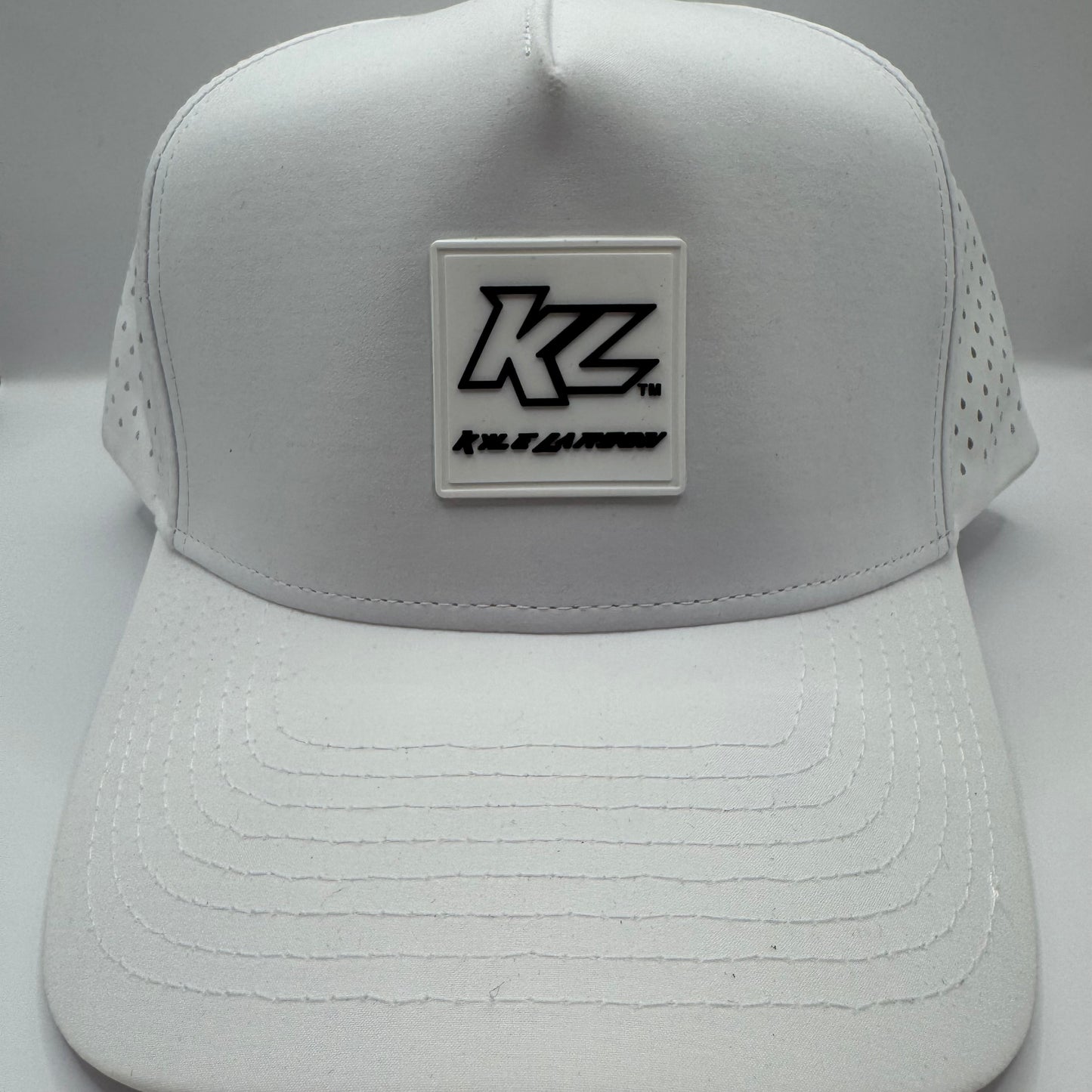 KL Patch Grove Hat- White with White