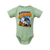 Fast Track Kids Design- Infant Sage Green Onesie