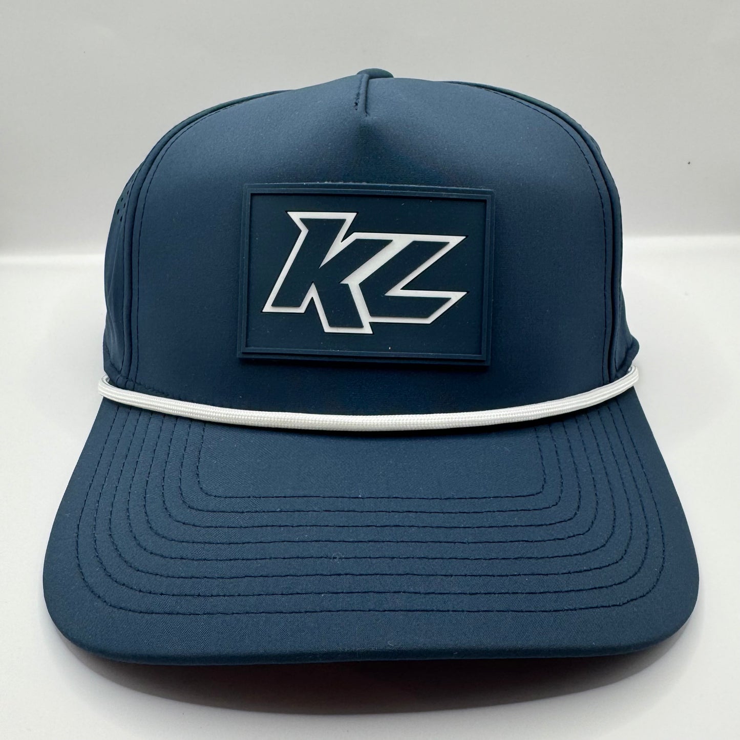 KL PVC Patch 5 Panel Branded Bills Hat- Orion with White Rope