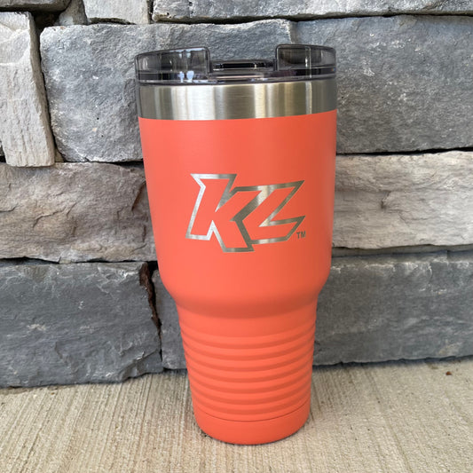 KL 30 oz Ringneck Tumbler w/ Snap Lid- Coral