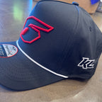 KL 6 Black/White Rope Snapback Hat