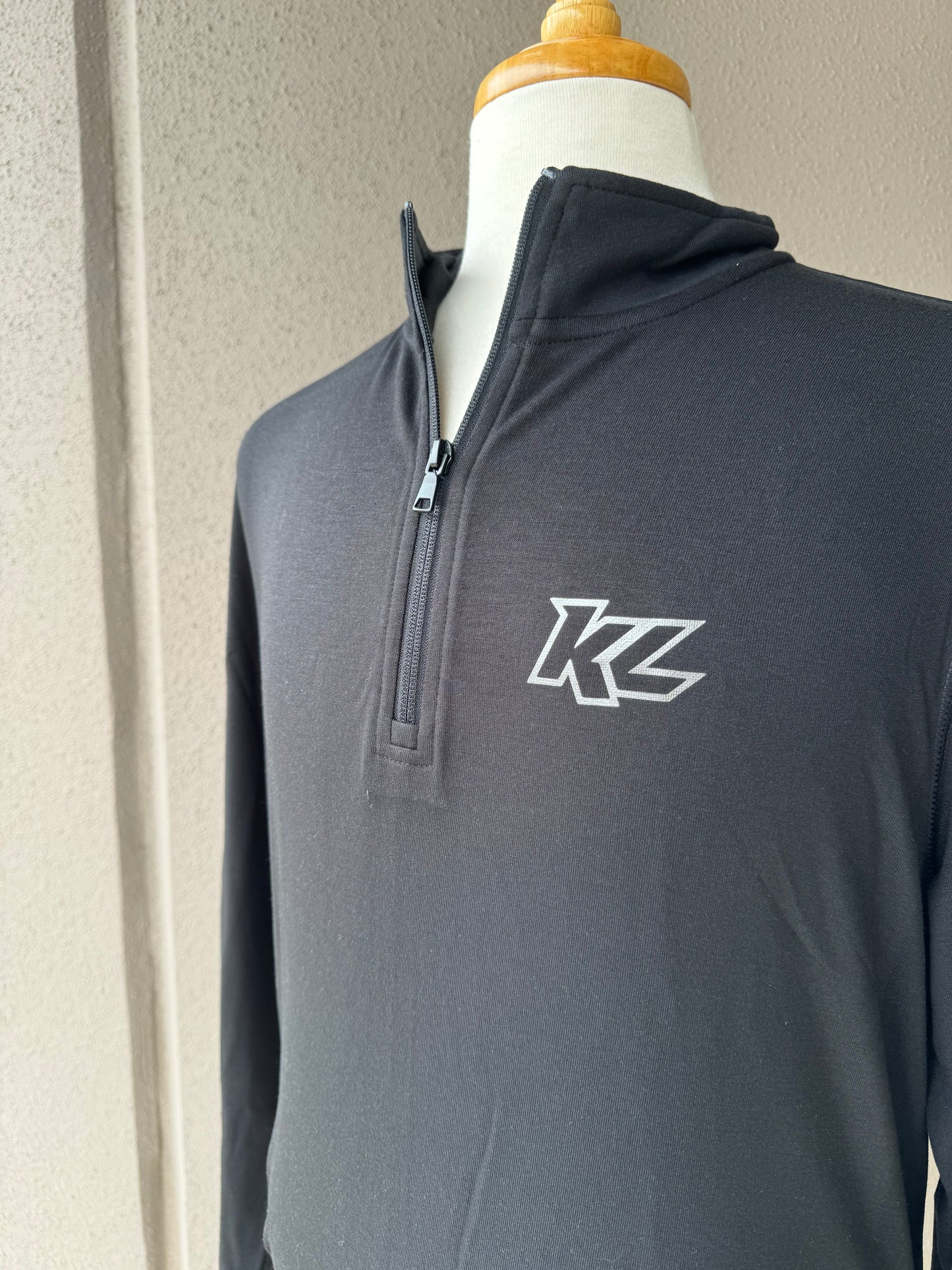 KL Pullover- Adult Black 1/4 Zip