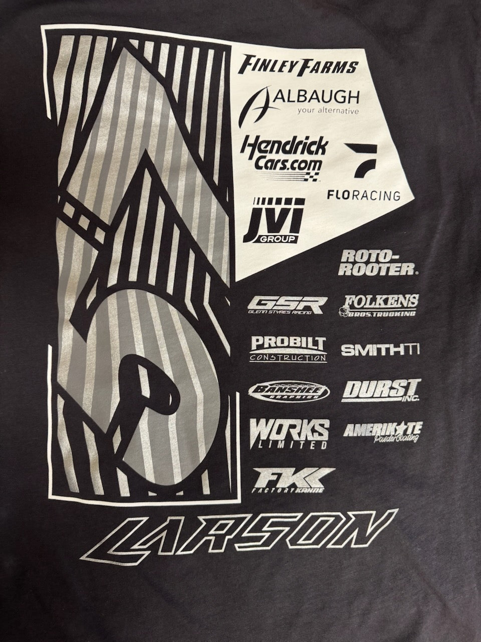 2026 57 Crew Design- Adult Graphite Long Sleeve T-Shirt