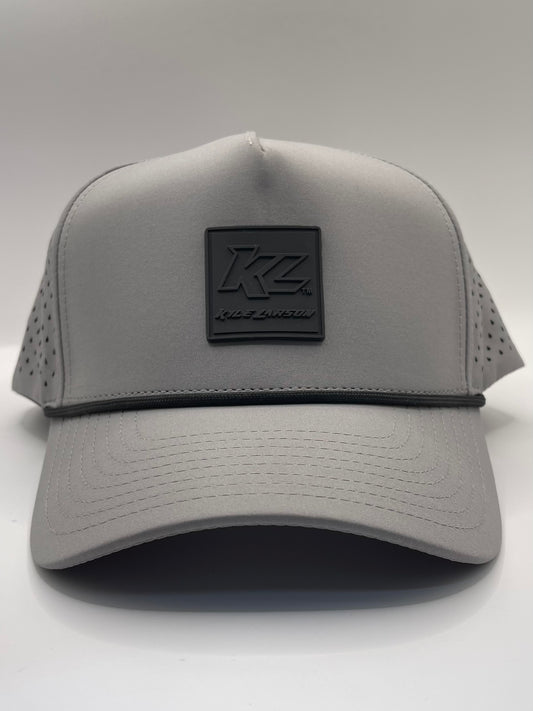 KL Patch Grove Hat- Grey Rope hat with Black