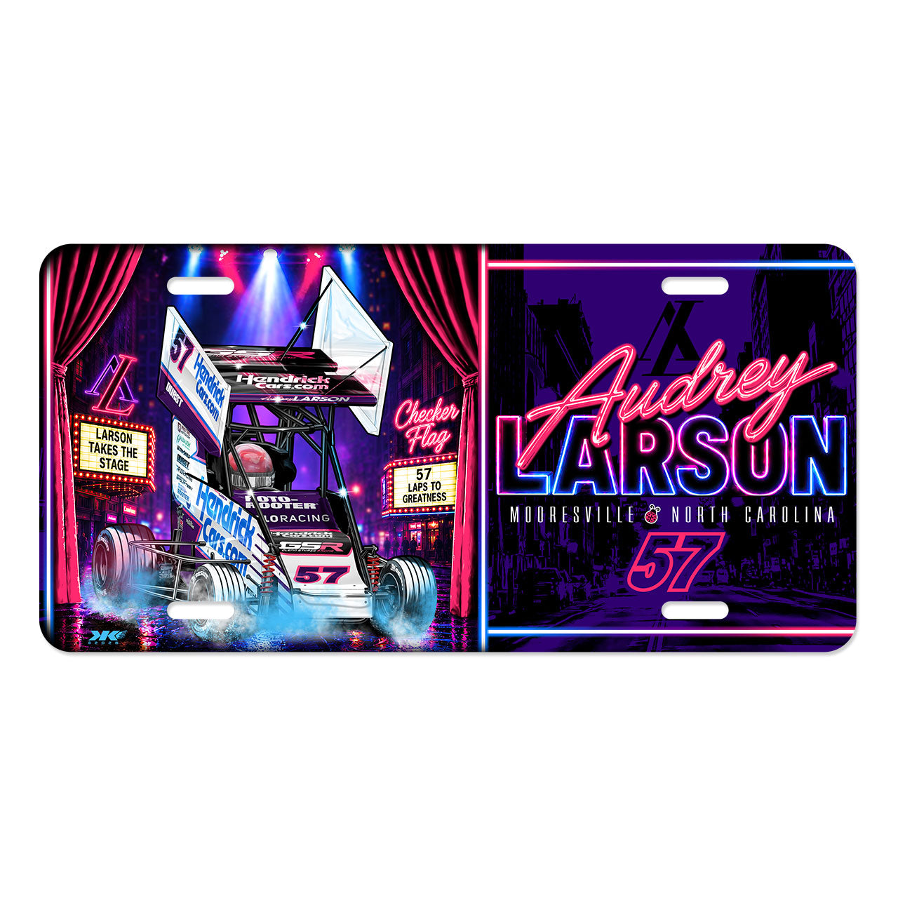 AL In the Spotlight Design- License Plate