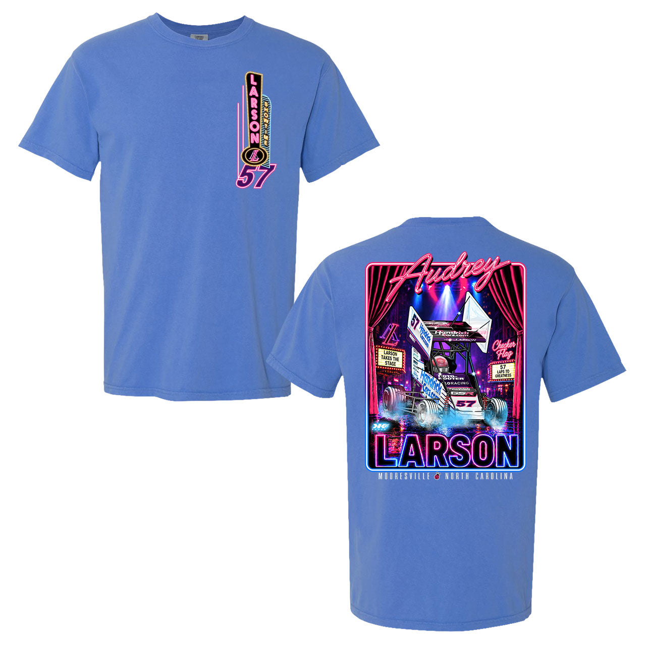 AL In the Spotlight Design- Adult Mystic Blue T-Shirt