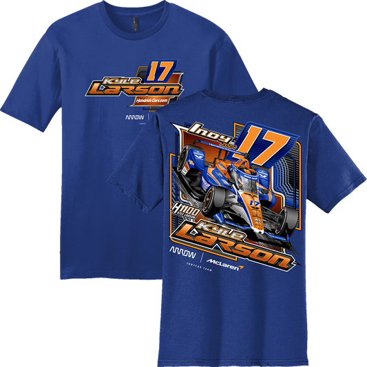 KL17 HendrickCars.Com Car Design- Adult Deep Royal Blue T-Shirt