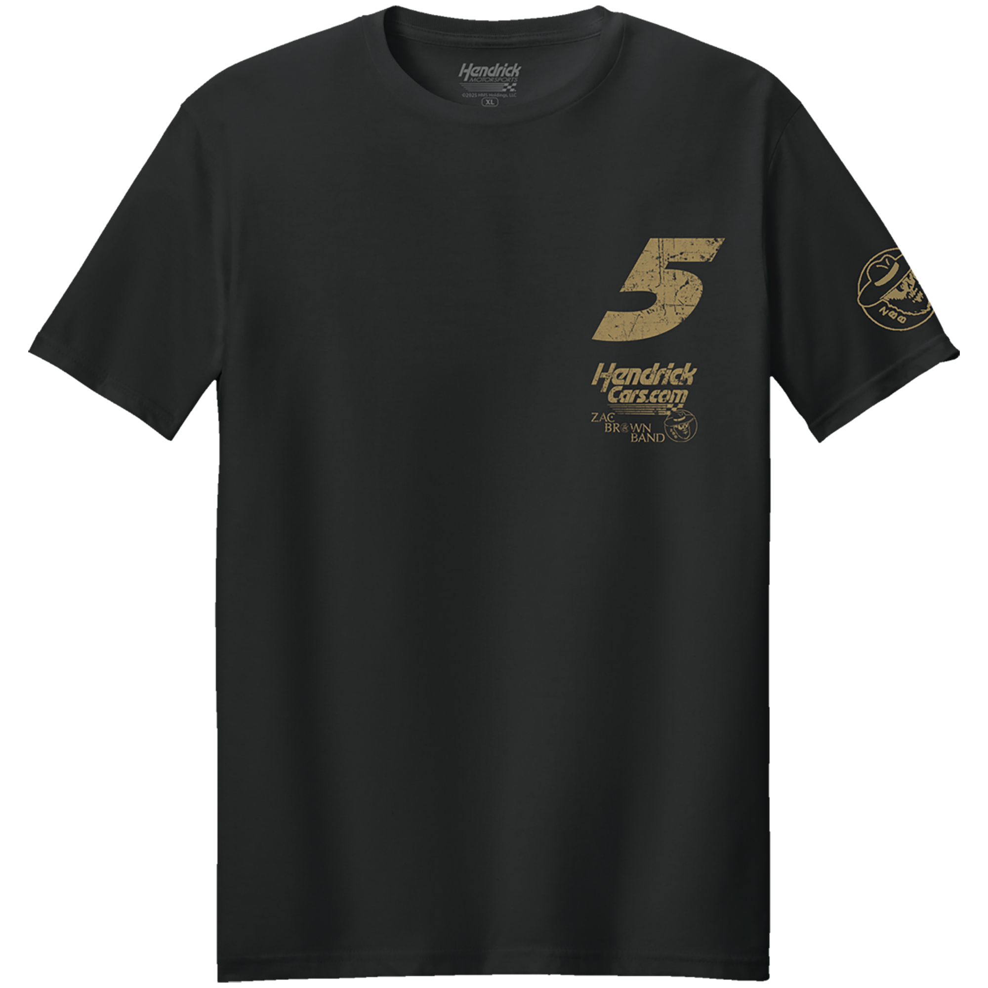 KL5 HendrickCars.Com Zac Brown Band Design- Adult Black T-Shirt