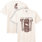 KL5 HendrickCars.Com Zac Brown Band Design- Adult Natural T-Shirt
