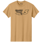 KL5 HendrickCars.Com Zac Brown Band Design- Adult Old Gold T-Shirt