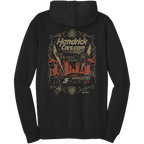 KL5 HendrickCars.Com Zac Brown Band Design- Adult Black Hooded Sweatshirt