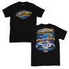 Brickyard 400 Win Design- Adult Black T-Shirt