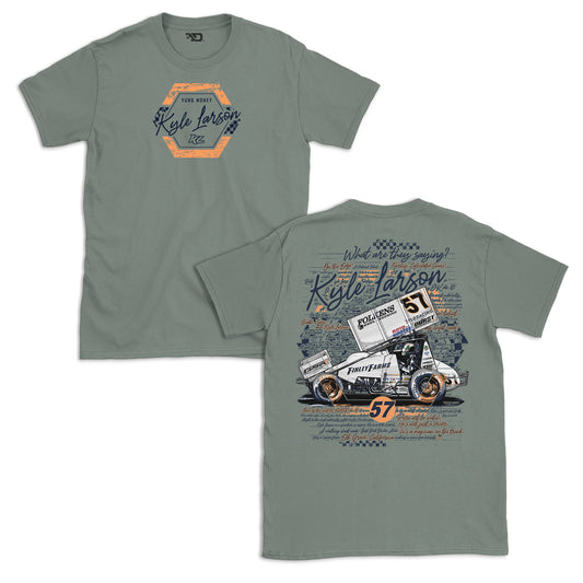 What are they Saying Design- Adult Stonewashed Green T-Shirt