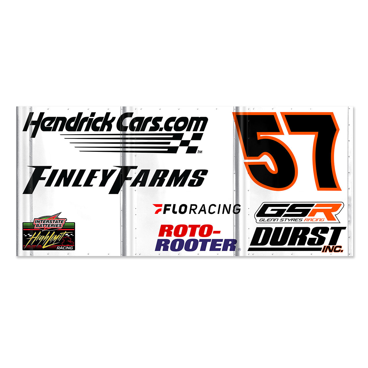 2026 57 Sprint Car Wing Panel- Non-Autographed