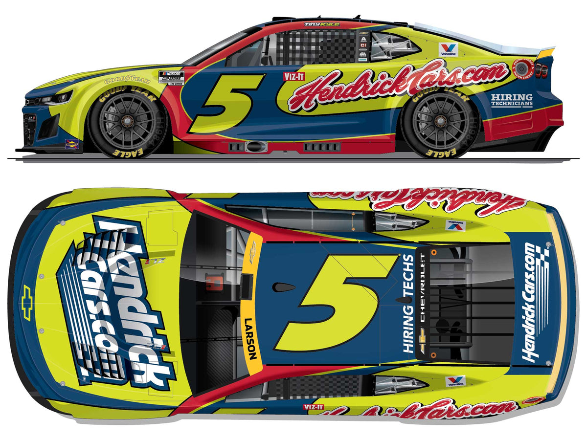 *PRE-ORDER* 2026 Kyle Larson HendrickCars.com Tribute No. 5 1:24 ARC Color Chrome Diecast