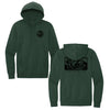 Locked In Lifestyle Design- Adult Forest Green Hooded Sweatshirt