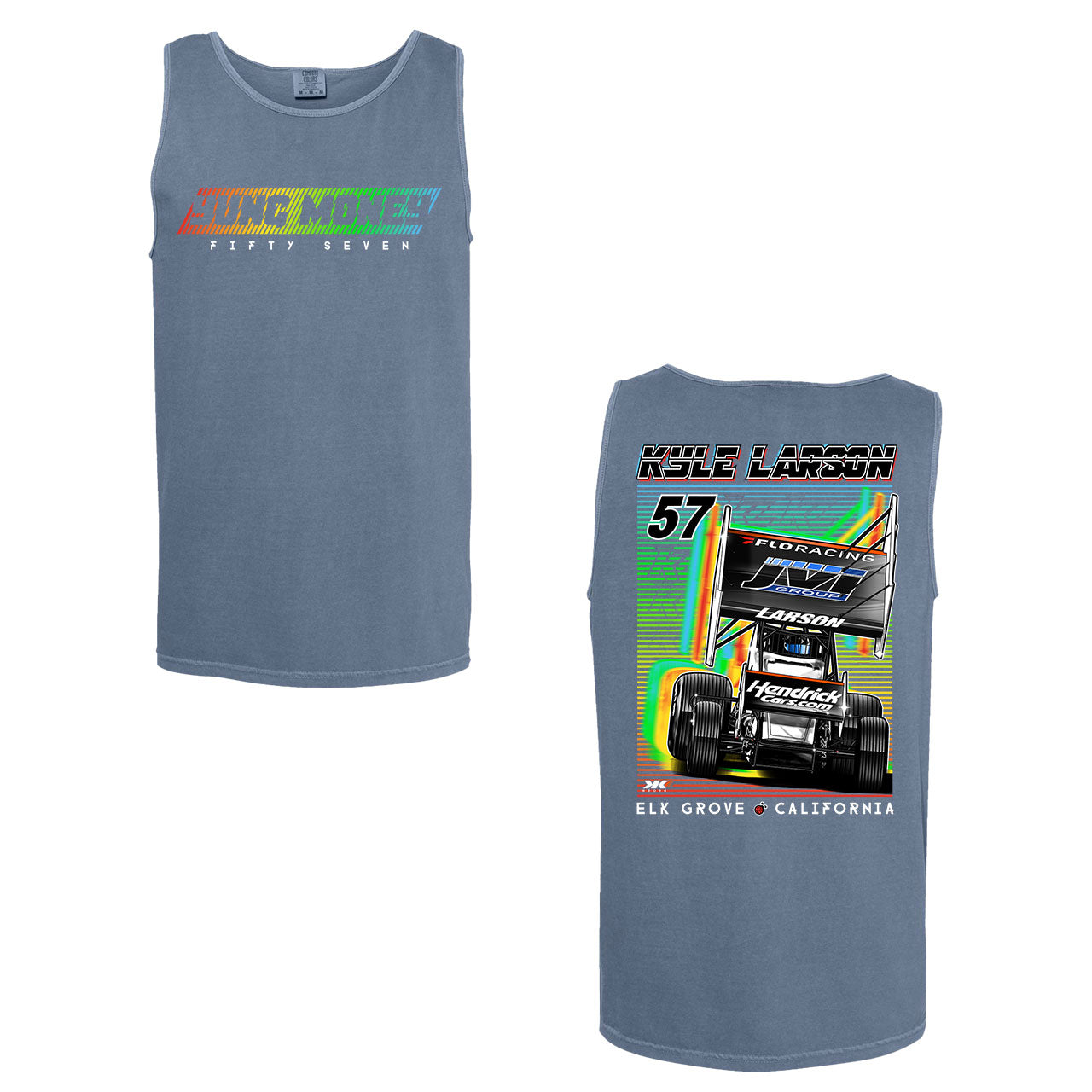 Noble Speed Design Adult Unisex Blue Jean Tank Top Shop Kyle Larson