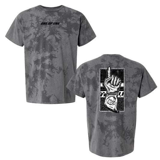 One of One Lifestyle Design- Adult Grey Tie-Dye T-Shirt