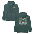 Pacific Start Design- Adult Washed Sea Hooded Sweatshirt