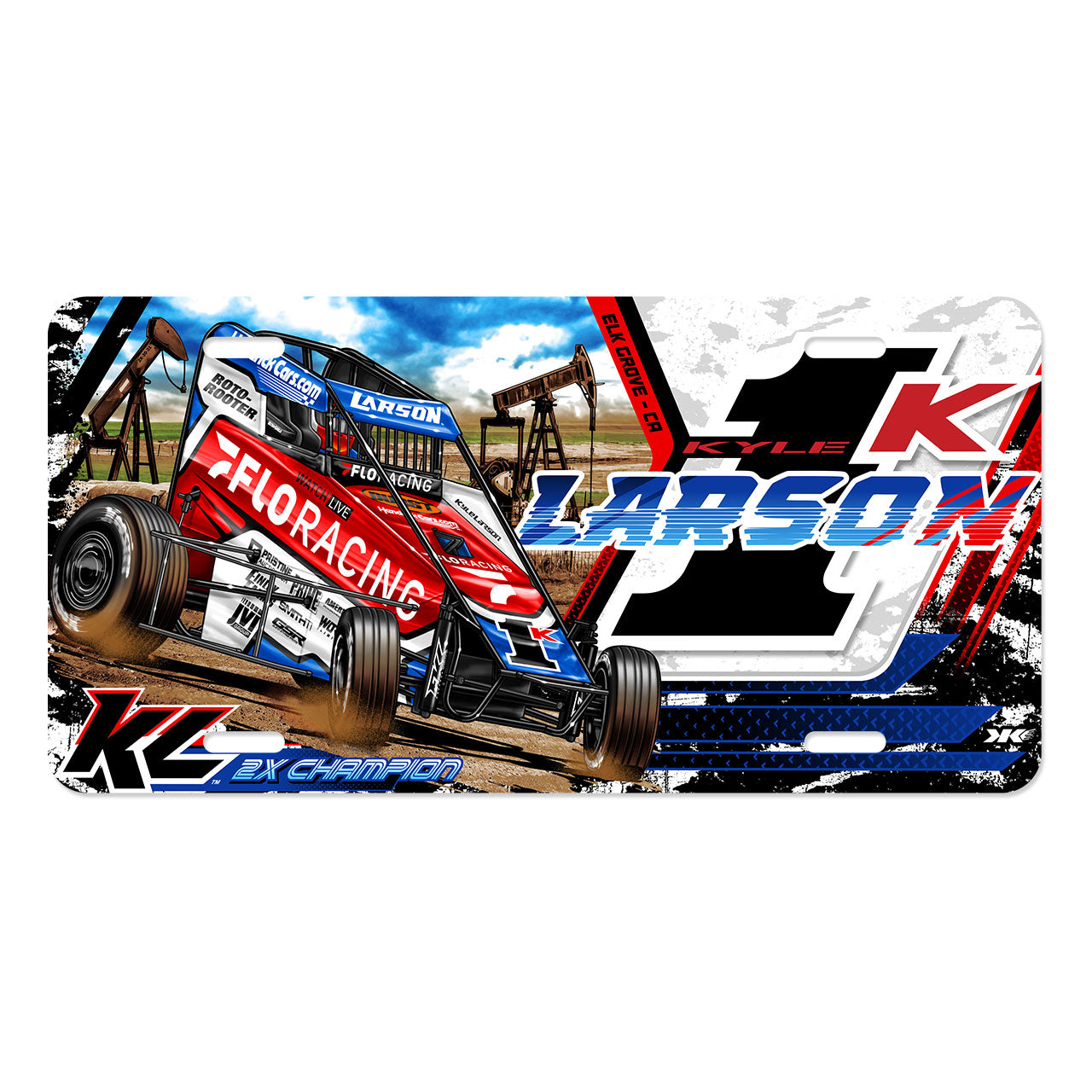 *PRE-ORDER* 2025 Chili Bowl Pole Dash Design- License Plate