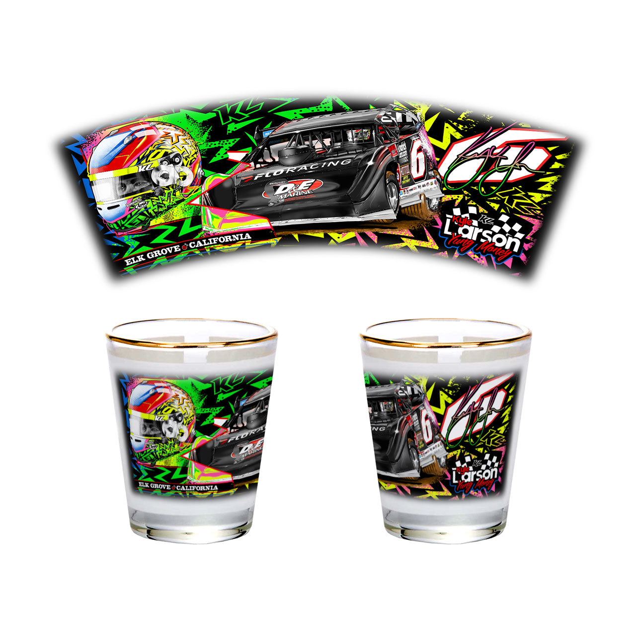 R6TRO Design- Shot Glass