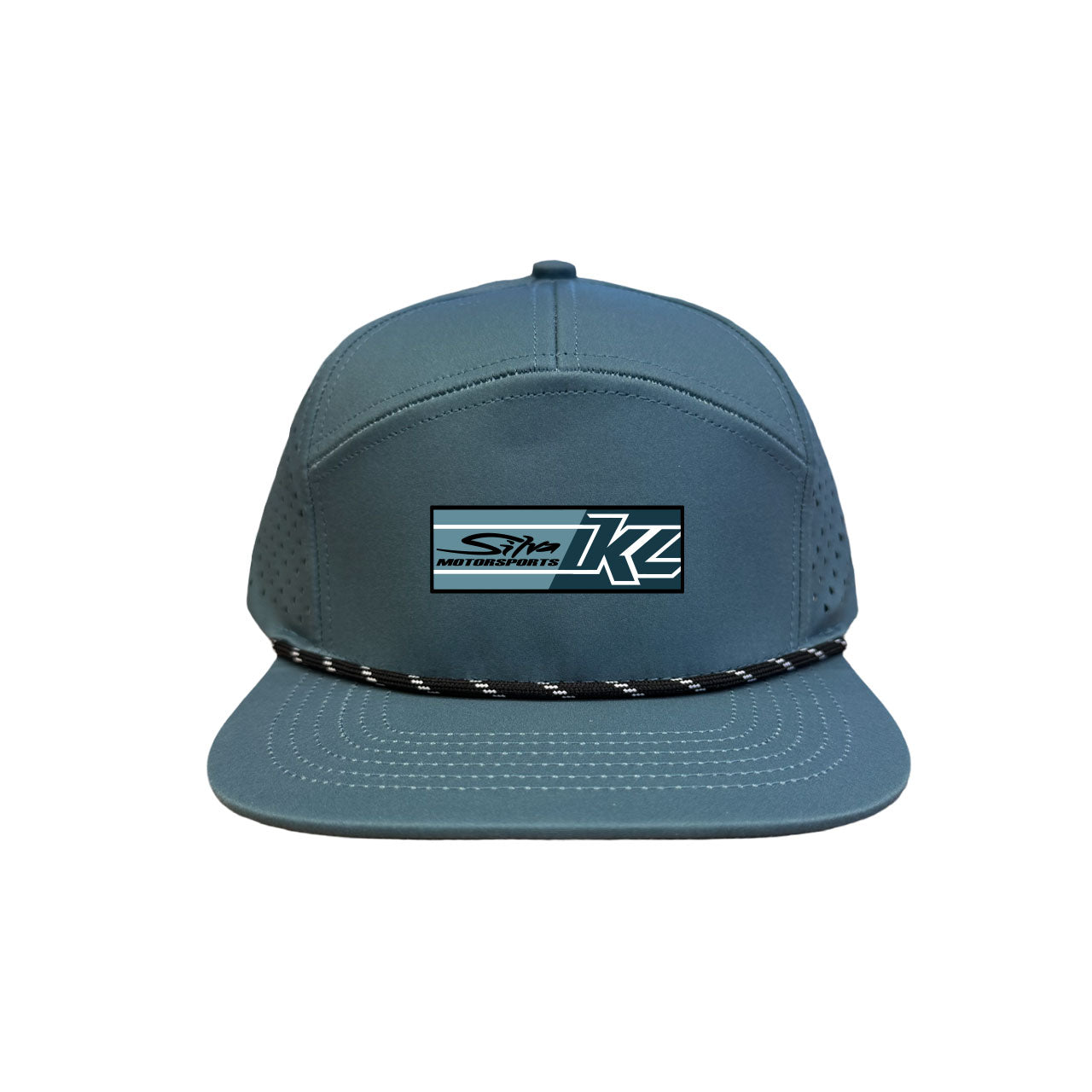 Silva Cut It Kids Cante Patch Hat- Smoke Blue w/ Black Rope