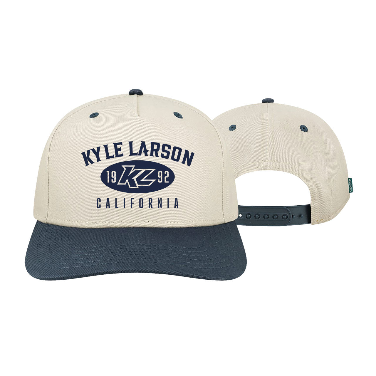 Since '92 Snapback Hat- Stone/Navy