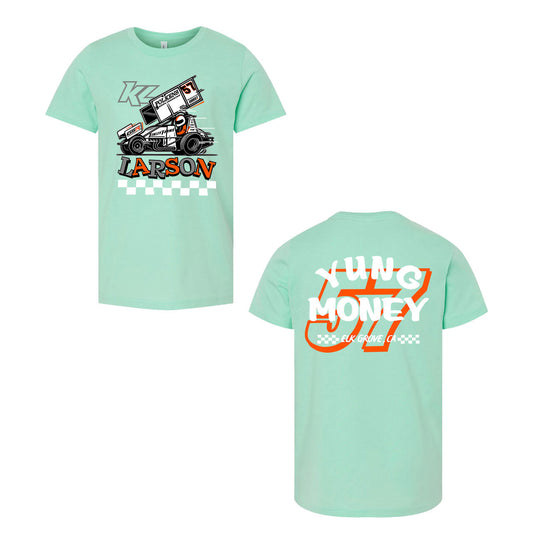 Speedster 57 Kids Design- Youth Mint T-Shirt