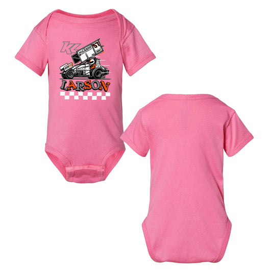 Speedster 57 Kids Design- Infant Raspberry Onesie