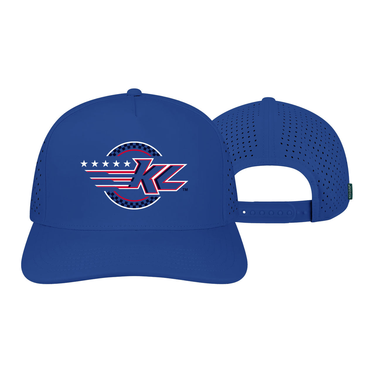 Stars & Speed Snapback Hat- Royal Blue Cut Above