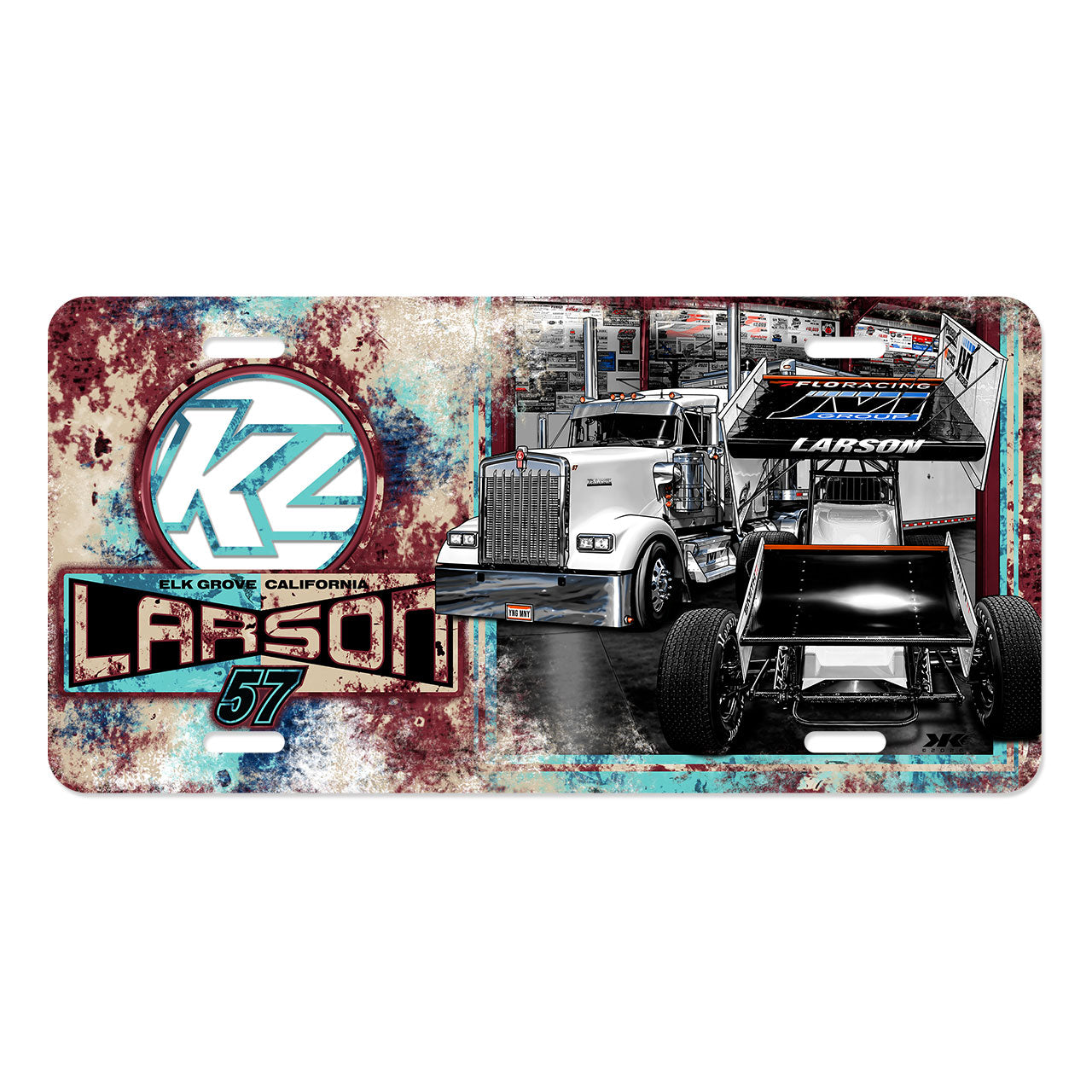 The House That Builds Wins Design- License Plate