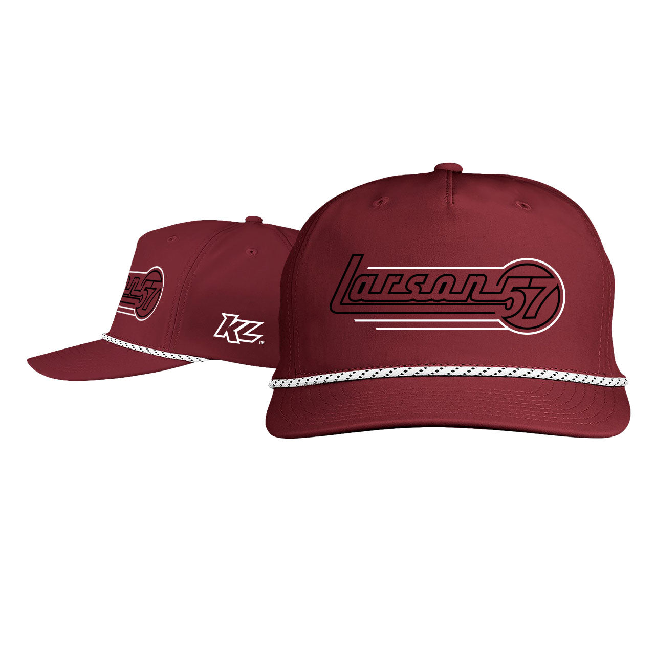 Throttle Dept Snapback Hat- Maroon