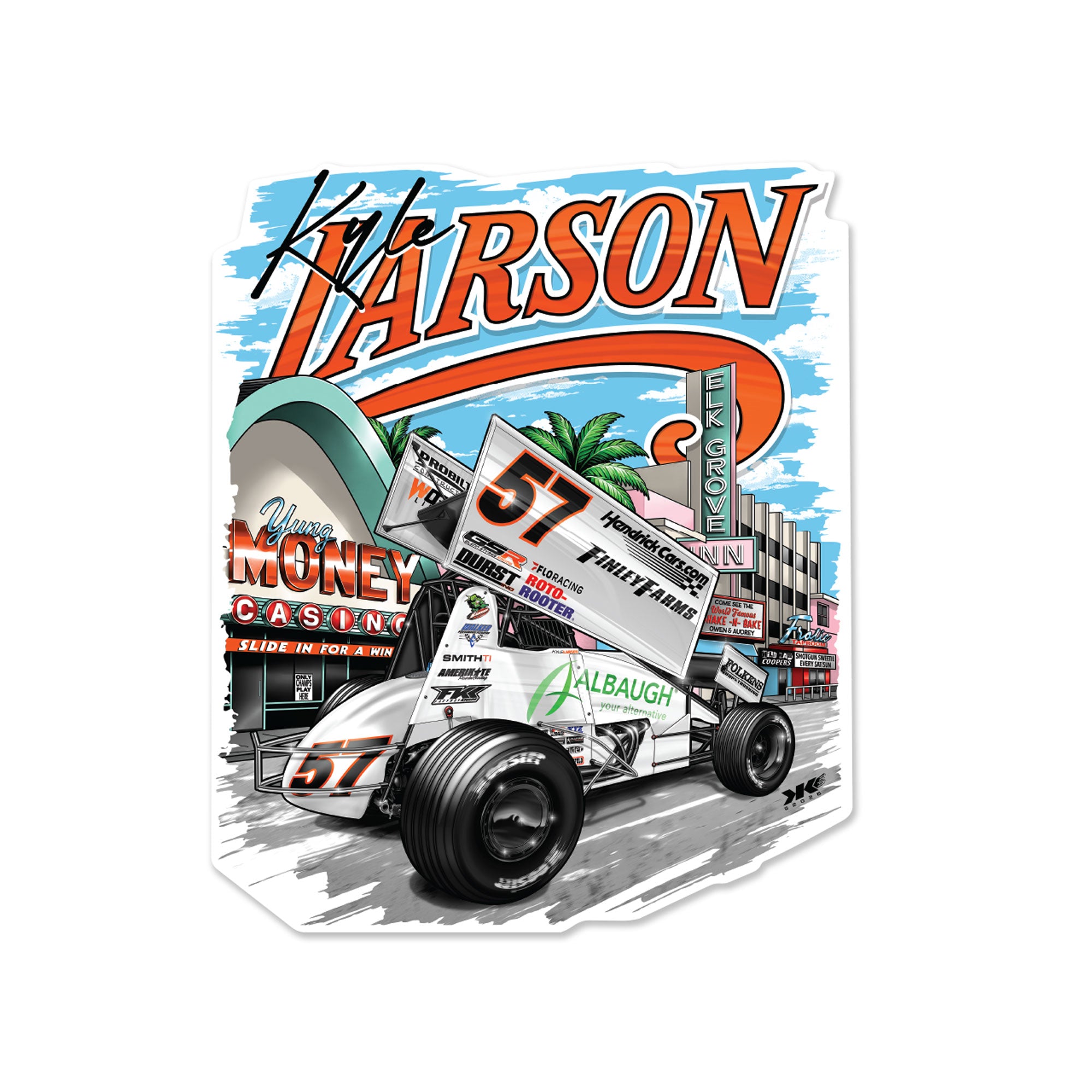 Slide in for a Win Design- Decal