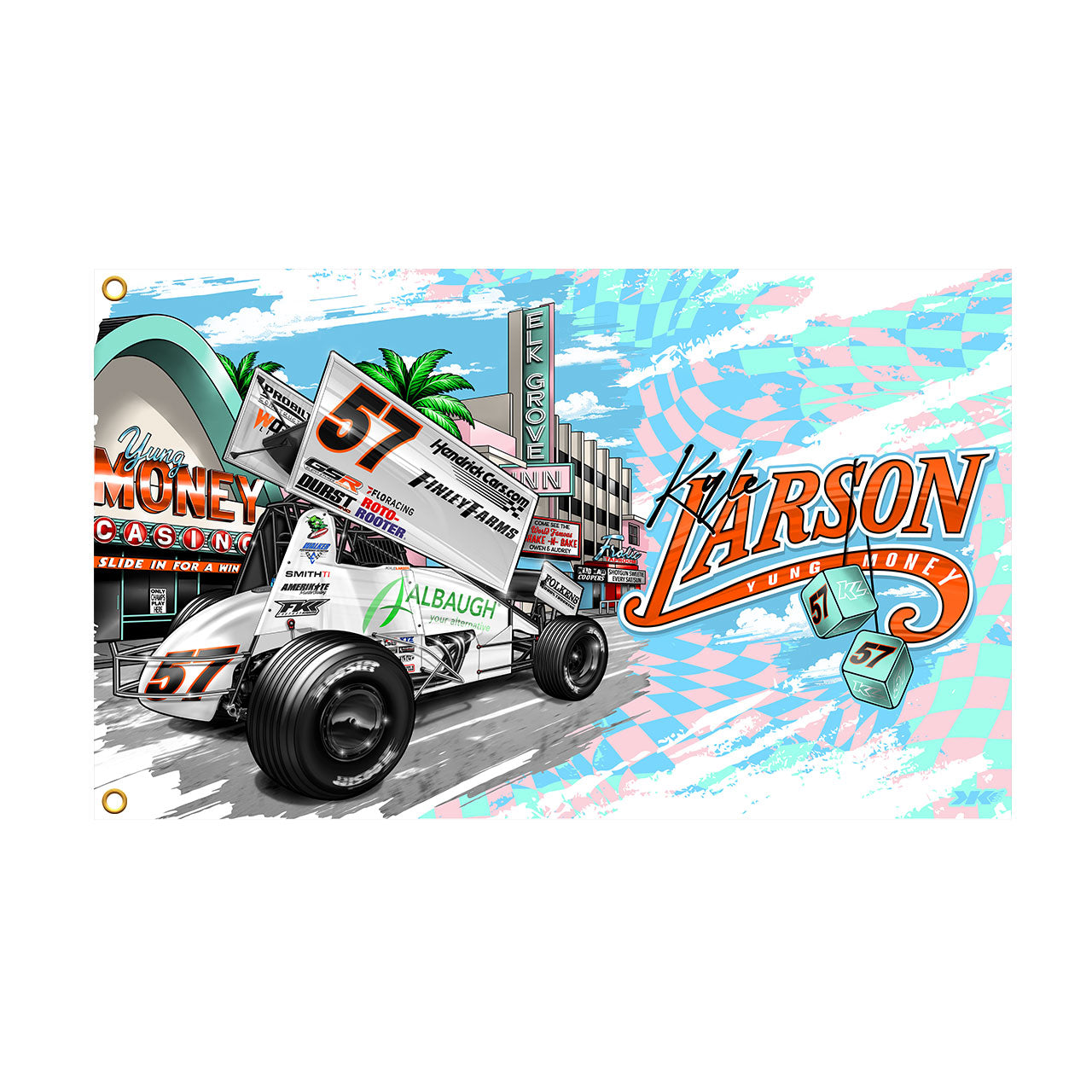 2026 Slide in for a Win Design- 3 x 5 Flag