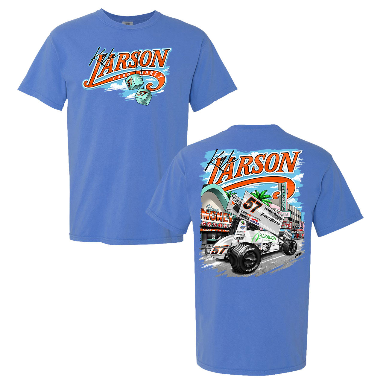 Slide in for a Win Design- Adult Mystic Blue T-Shirt
