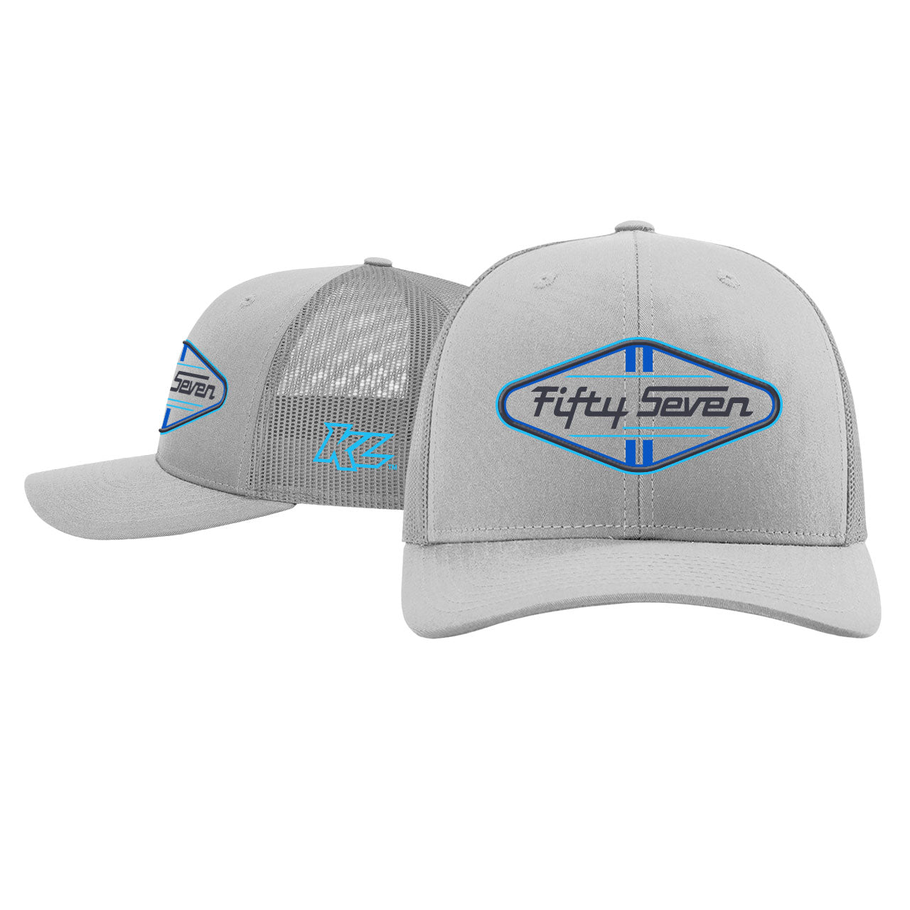 Velocity Club Richardson Trucker Snapback- Light Grey