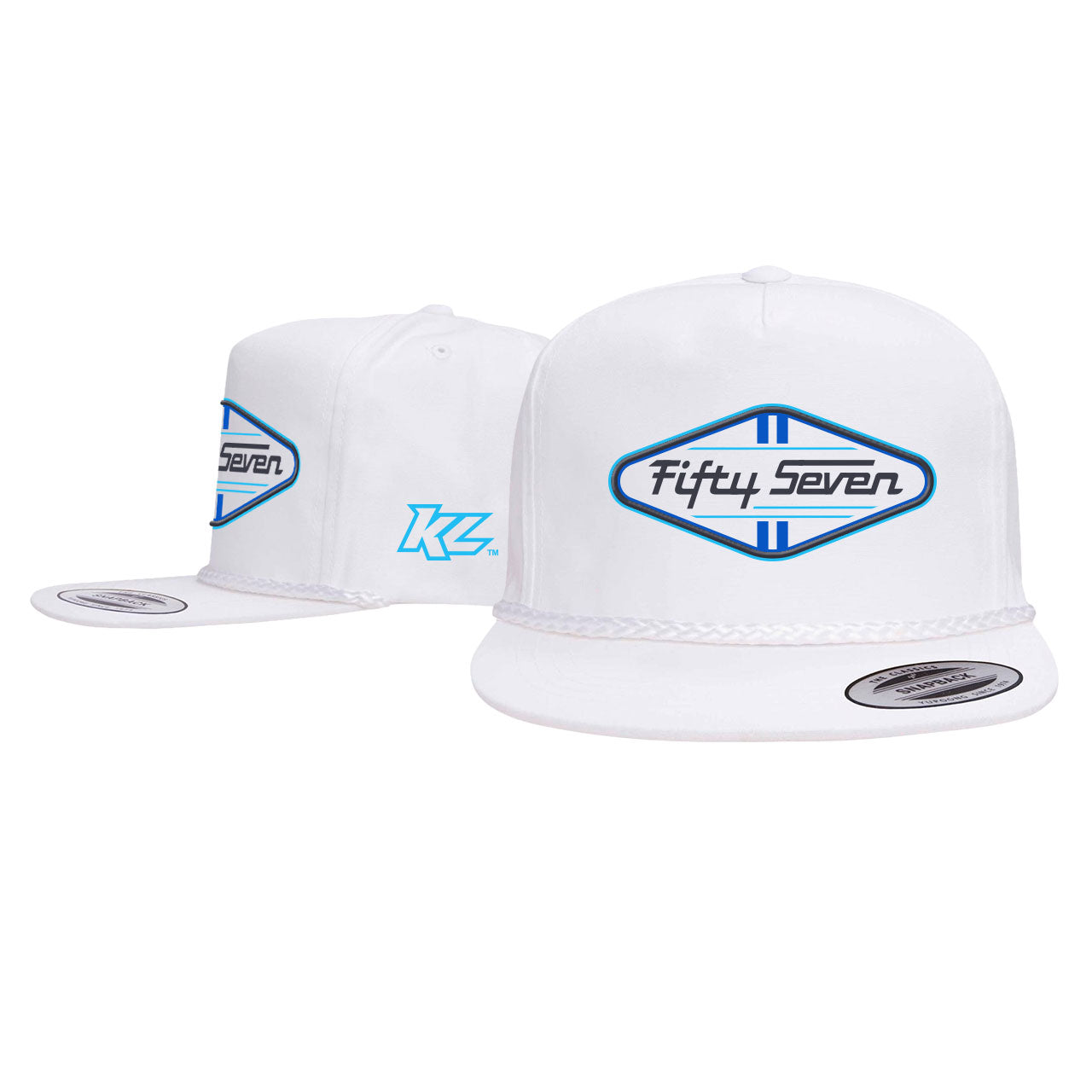 Velocity Club Snapback Hat- White
