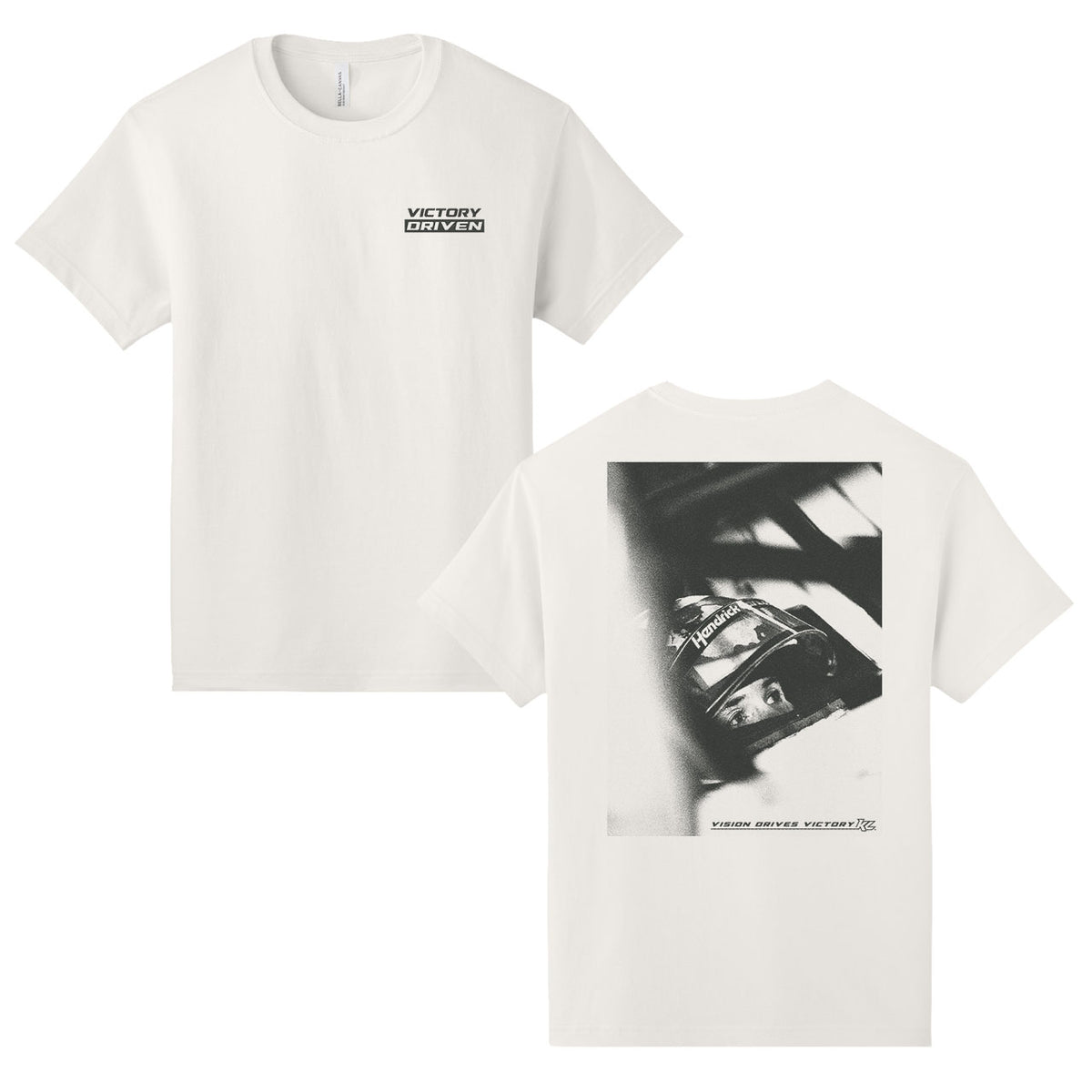 Victory Driven Design- Adult Vintage White T-Shirt