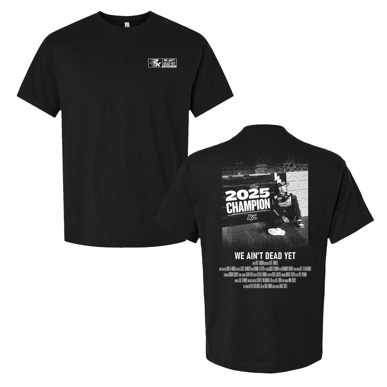 *PRE-ORDER* 2X We Ain't Dead Yet Design- Adult Black T-Shirt