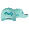 Yung Money Classic Design- Sea Green/White Rope Snapback Hat